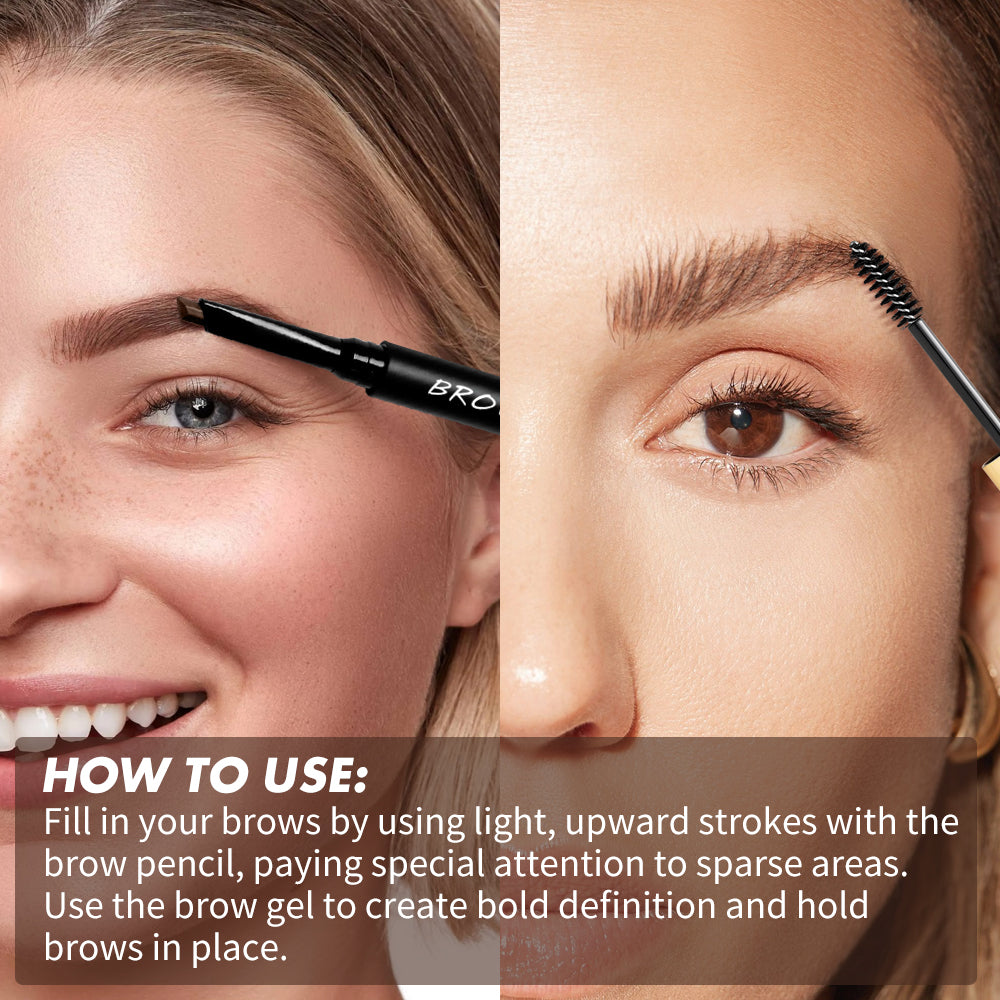 2 in 1 Brow Gel and Brow Pencil