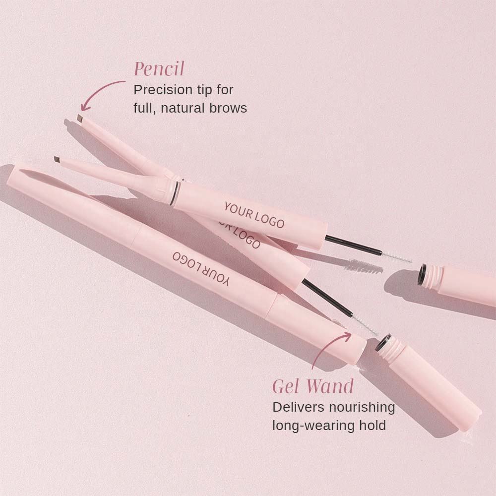 2 In 1 Eye Brow Pencil and Brow Gel