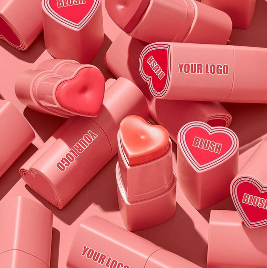 Heart Shaped Blush Stick